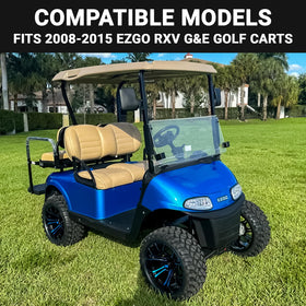 Drive Up EZGO RXV light kit fits factory opening for a seamless look