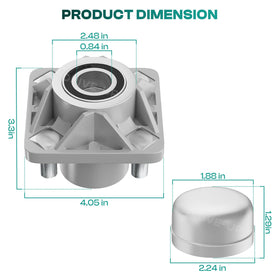 Drive Up EZGO RXV packaging image shows two hubs and seals included for easy replacement.
