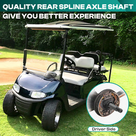 Drive Up EZGO RXV rear axle snap rings protect gear alignment.