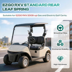 Drive Up EZGO RXV suspension upgrade with large bushings.