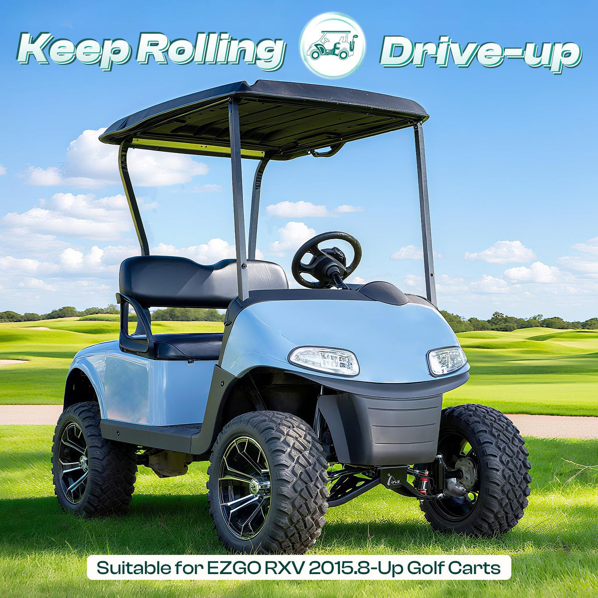 DRIVE UP EZGO RXV U bolt nuts highlight secure mounting and easy installation