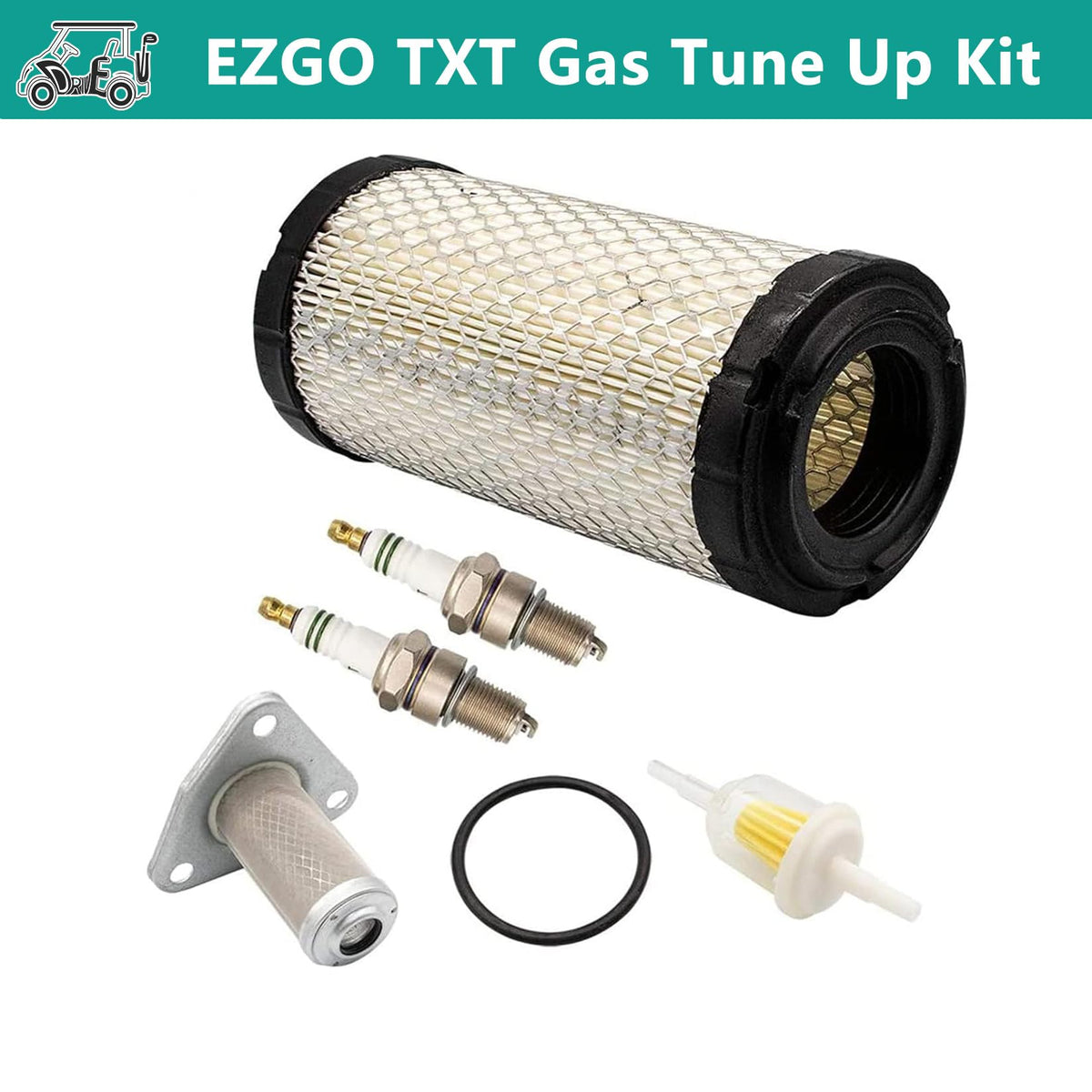 Drive Up EZGO spark plugs ready for reliable starts and smooth operation