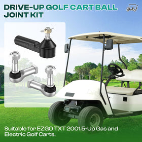 DRIVE UP EZGO TXT compatibility graphic highlights supported models