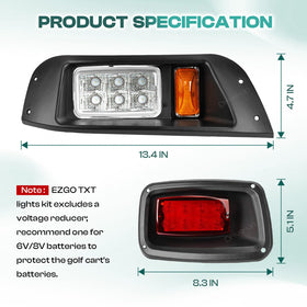 DRIVE UP EZGO TXT black bezel delivers professional look