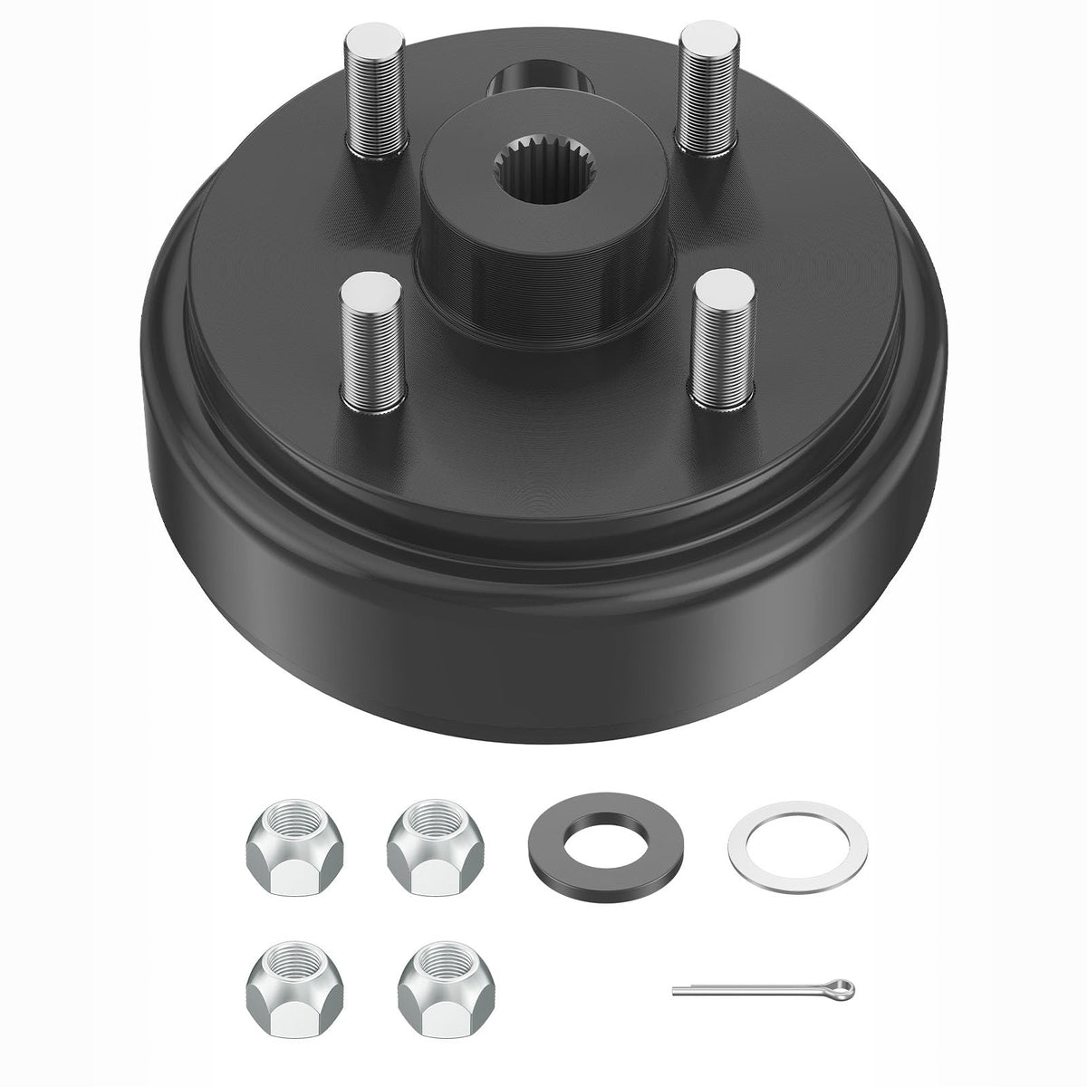 DRIVE UP EZGO TXT brake drum hub assembly for reliable braking on electric golf carts.