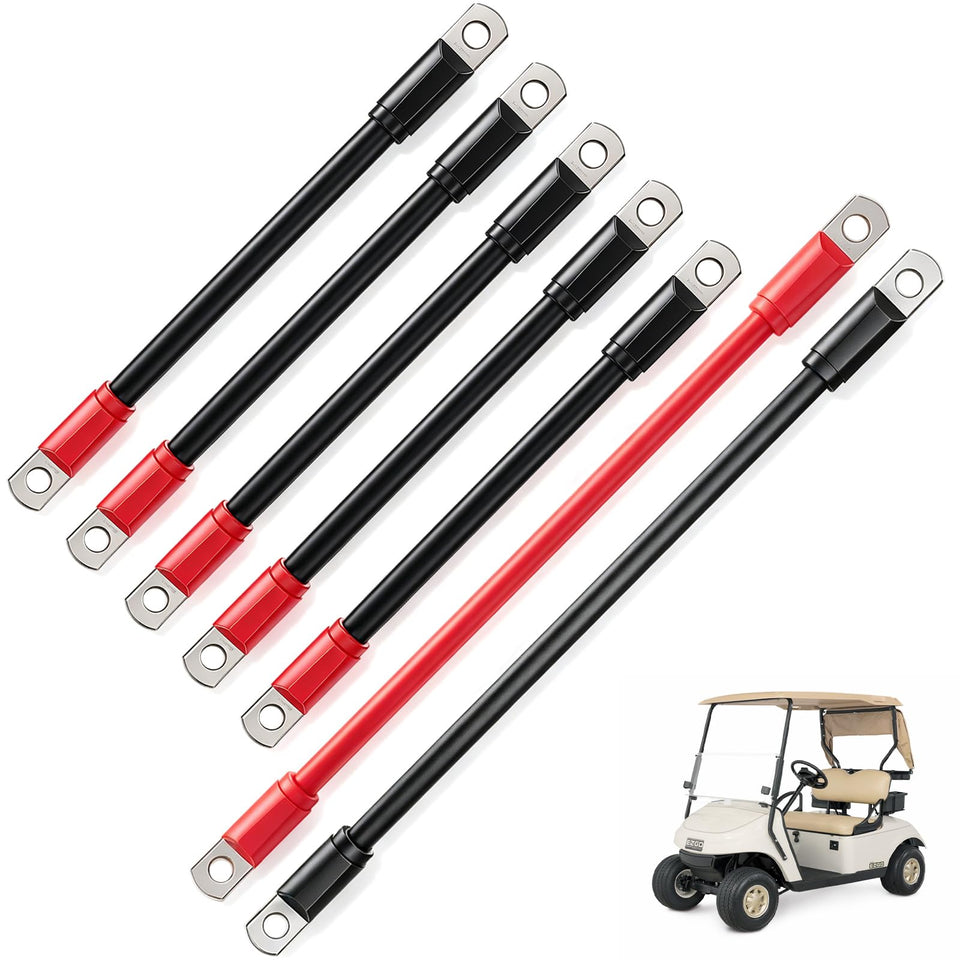 Drive Up EZGO TXT cable kit front view ready for installation