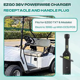 DRIVE UP EZGO TXT plug-and-receptacle kit for easy installation.