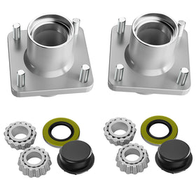 Drive Up EZGO TXT front hub assembly with bearings for smooth steering.