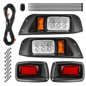 DRIVE UP EZGO TXT LED headlight front view enhances night visibility