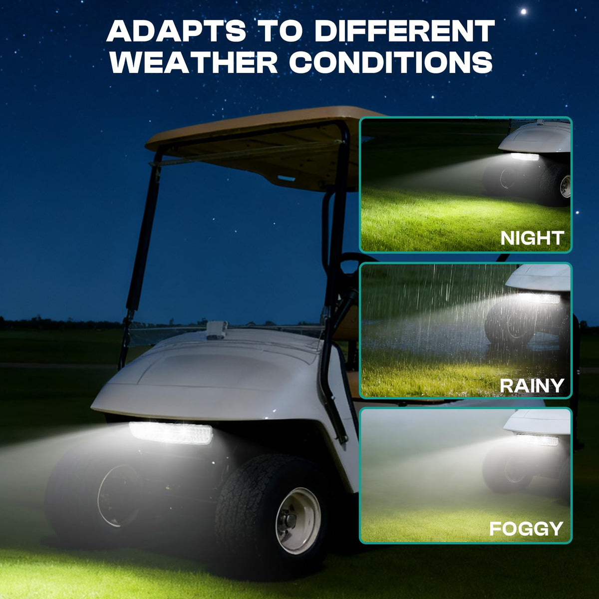 DRIVE UP EZGO TXT LED headlight bar bright beam improves night driving safety