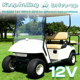 DRIVE UP EZGO TXT LED headlight bar side profile shows slim integration