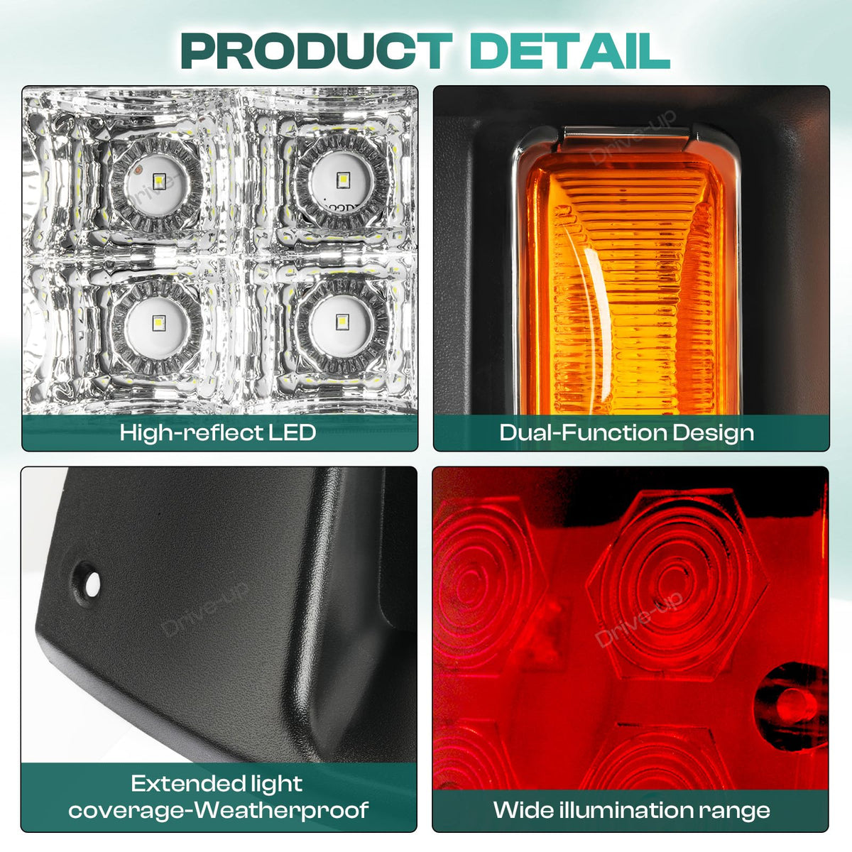 DRIVE UP EZGO TXT LED mounting screws included for easy fit