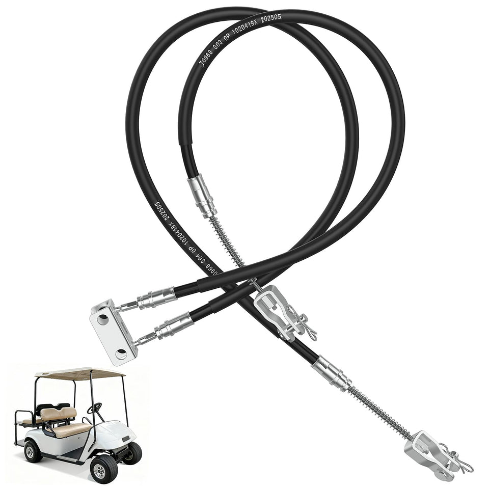 Drive Up EZGO TXT passenger-side brake cable for smooth braking.