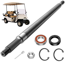 DRIVE UP EZGO TXT rear splined axle 20377-G11 enhances durability for electric golf carts.