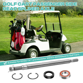 Drive Up EZGO TXT rear splined axle length 16.75 inches for precise fit.