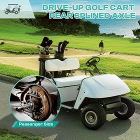 Drive Up EZGO TXT rear splined axle, OEM 20377-G12 compatible replacement.