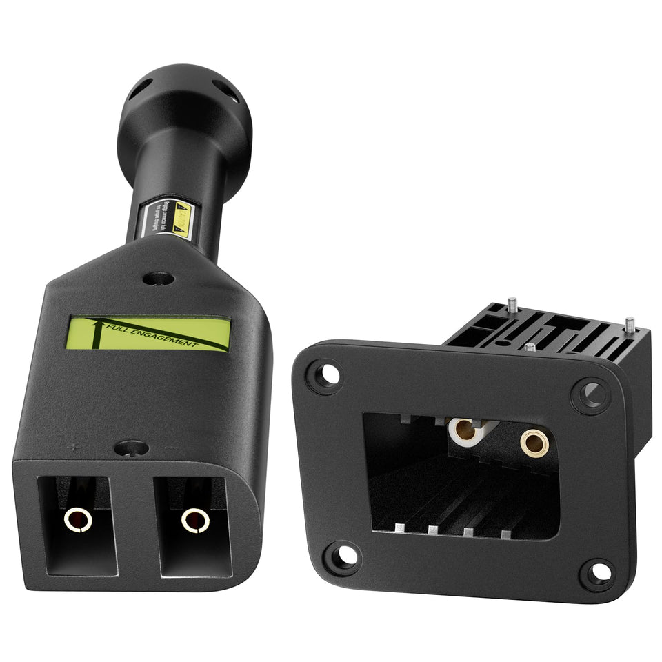 DRIVE UP EZGO TXT PowerWise receptacle close-up for stable charging.