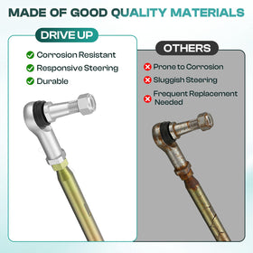 DRIVE UP packaging of EZGO TXT tie rod assembly for replacement.