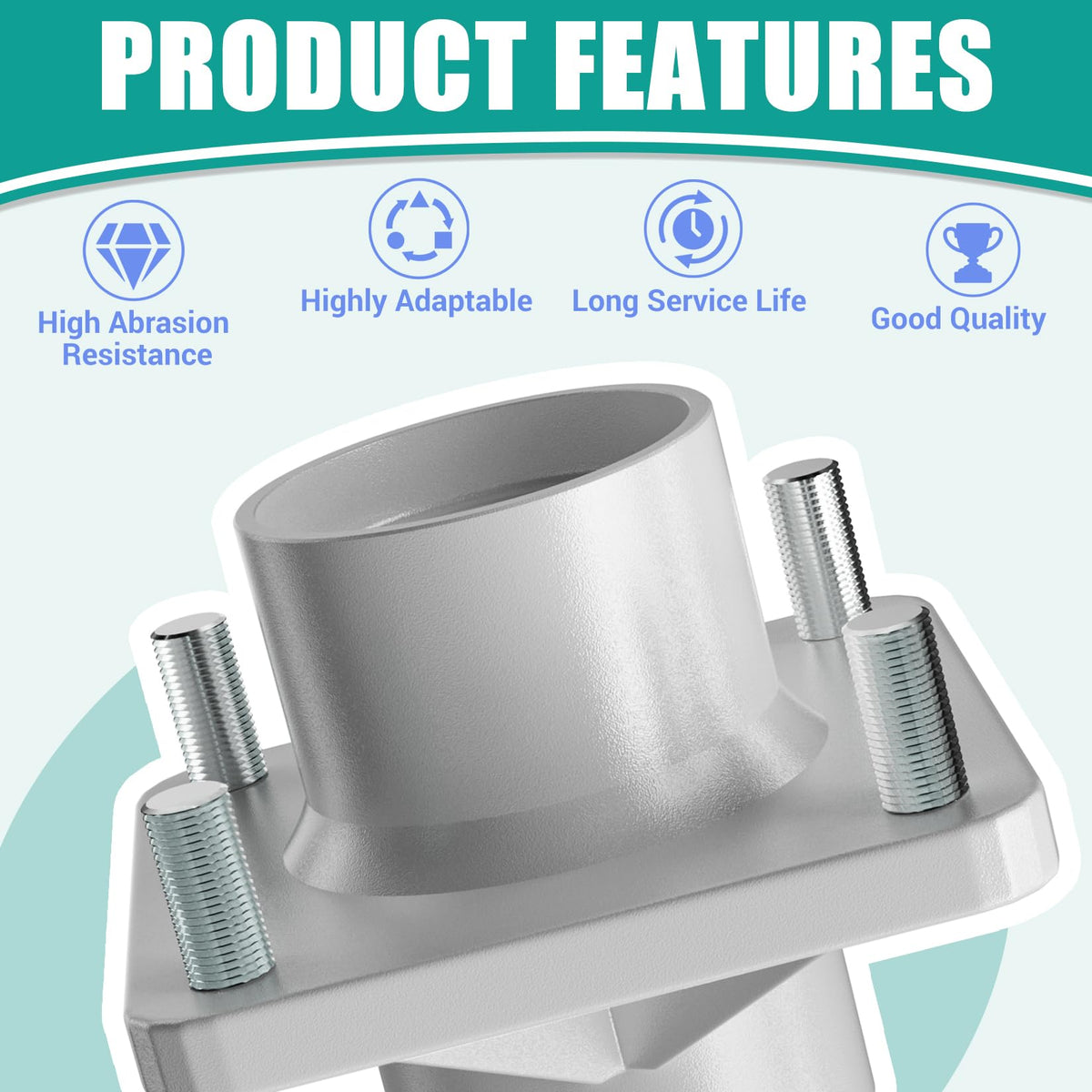 Drive Up EZGO TXT wheel bearings set for reliable front wheel rotation.
