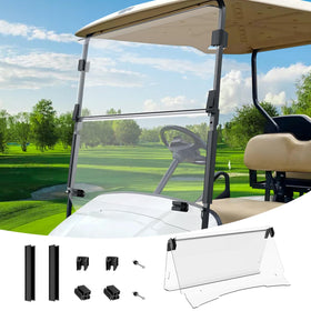 DRIVE UP EZGO windshield compatibility for TXT/DCS/PDS carts ensures a secure fit and reliable protection.