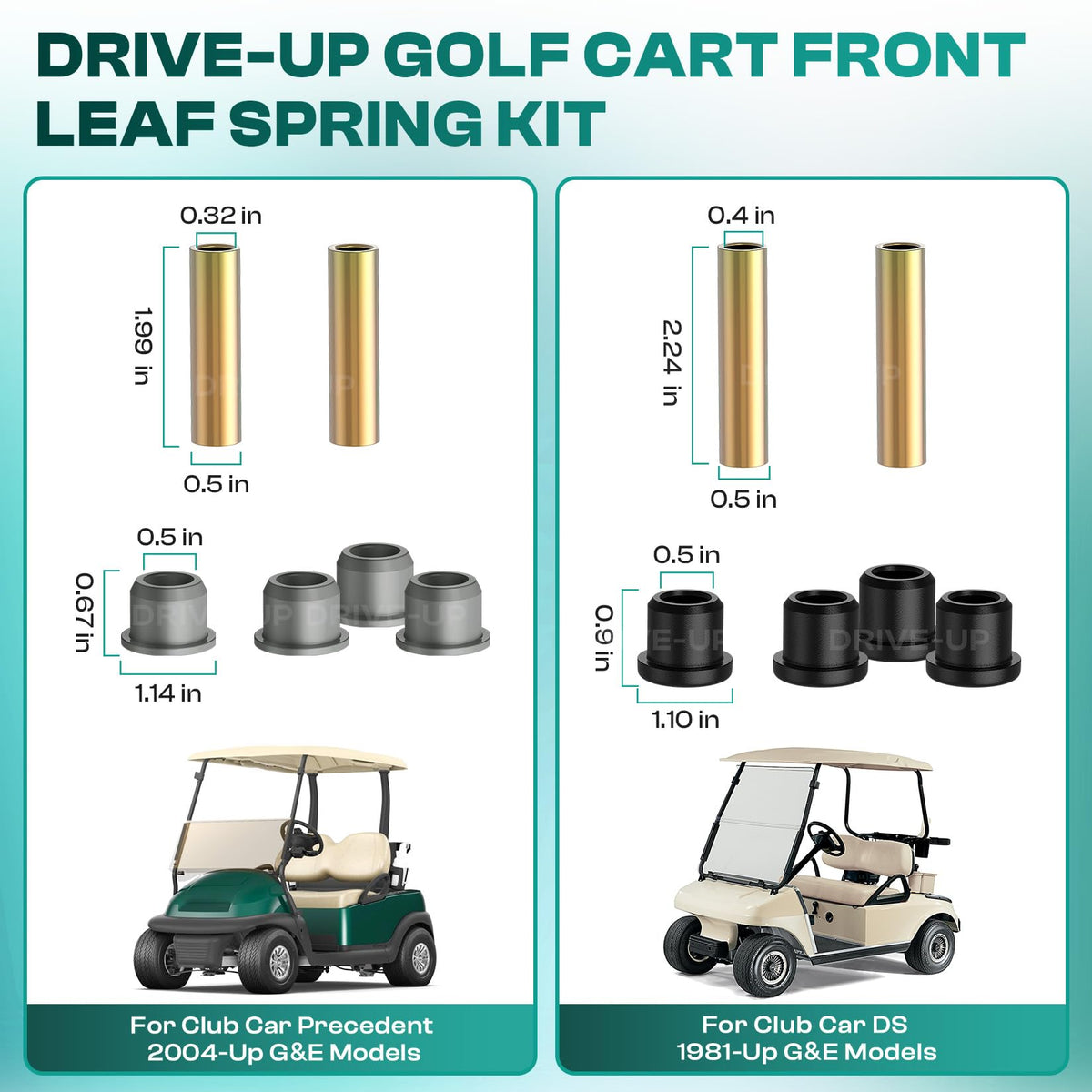 DRIVE UP Precedent front leaf spring assembly fits 2004+ models for improved control.