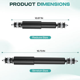Drive Up front and rear shocks pack for EZGO carts.