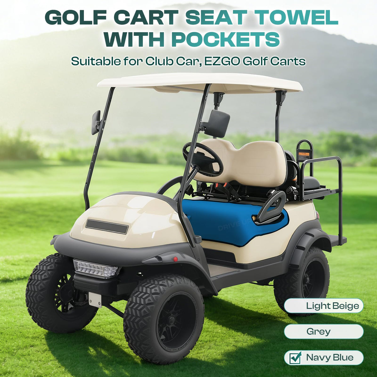 DRIVE UP front and side pockets keep essentials within reach for quick access.