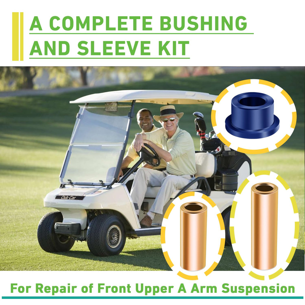 Drive Up front suspension for Club Car DS 1992 and up.