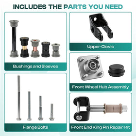 Drive Up bearing seat with dust-proof cover for Club Car Precedent