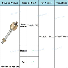 Drive Up G29 installed example showing secure tie rod end fit.