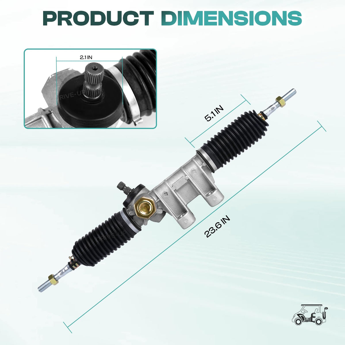 DRIVE UP G29 steering-knuckle area with secure alignment connections