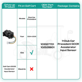 Drive Up GCOR sensor with Kawasaki engine context aids installers.