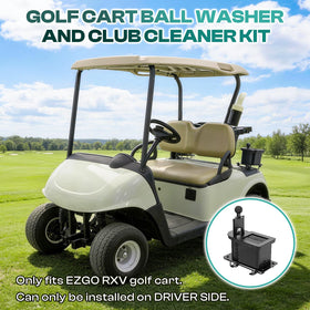 Drive Up golf ball and club washer kit with all included hardware.
