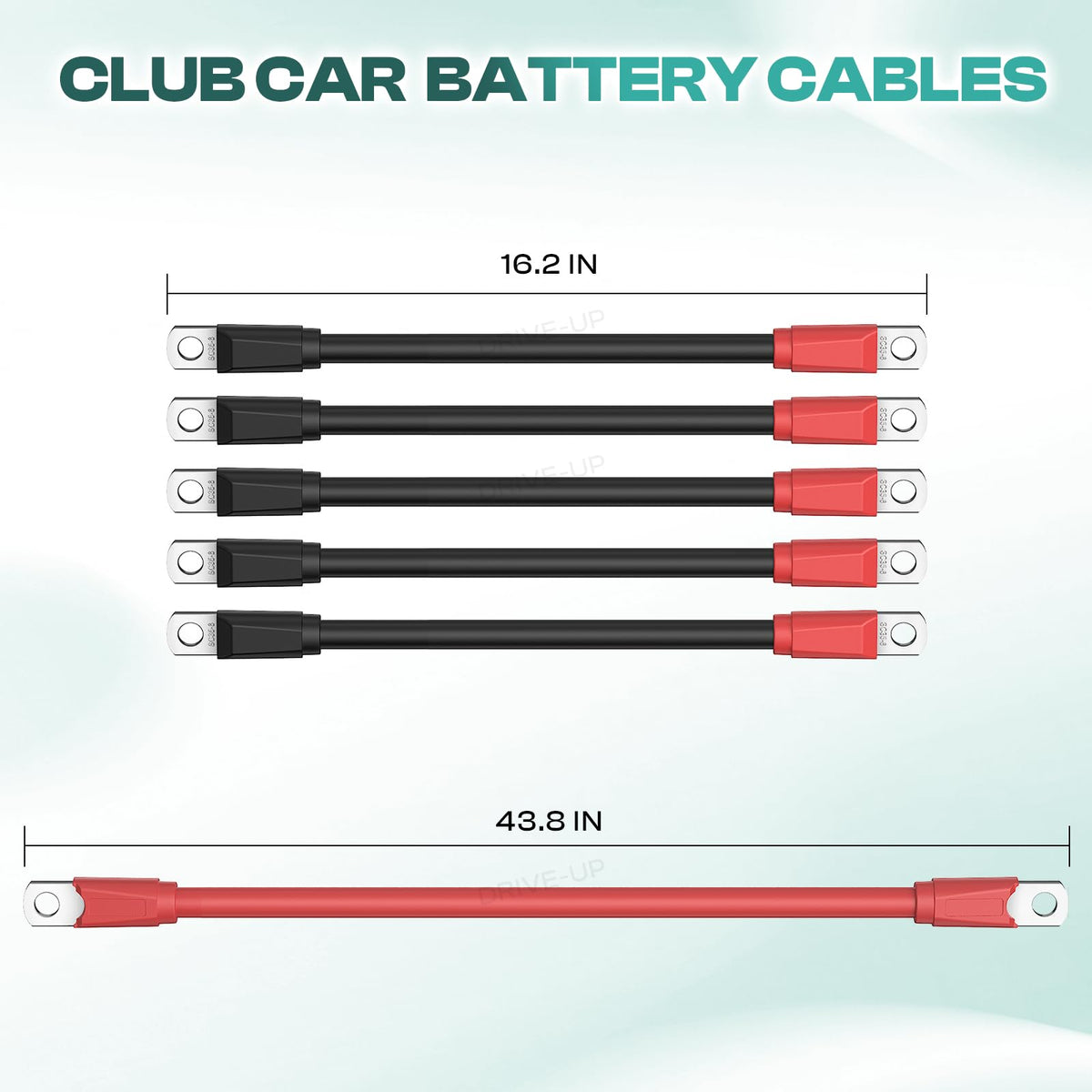 Drive Up assembly example demonstrates quick 6-cable Club Car kit setup