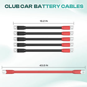 Drive Up assembly example demonstrates quick 6-cable Club Car kit setup