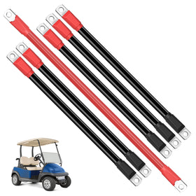Drive Up golf cart battery cables with red 43.8 inch lead for stronger power delivery