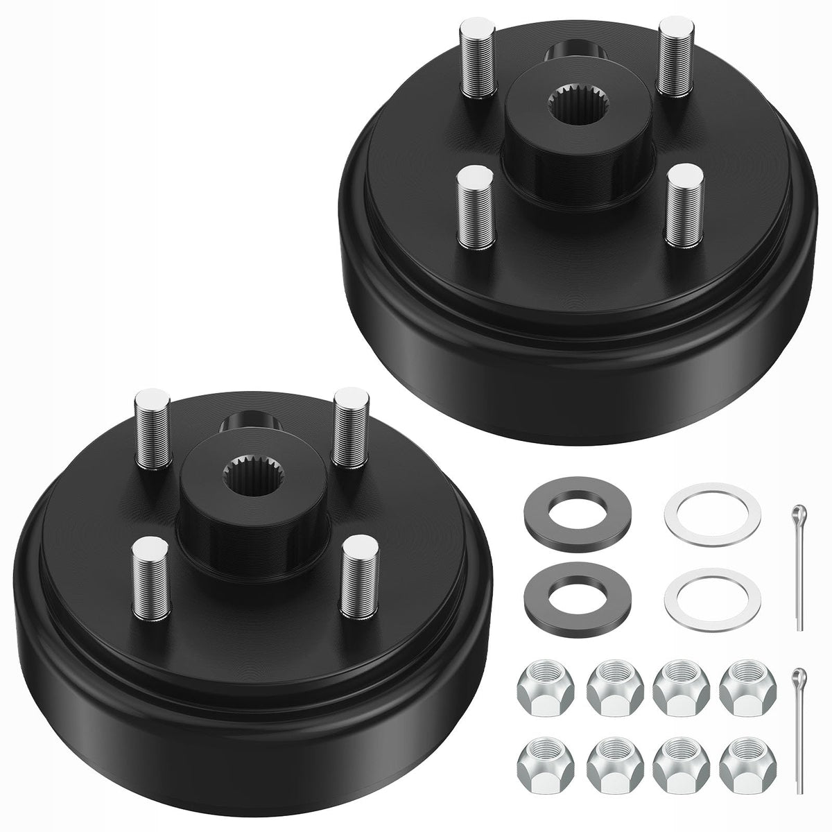 Drive Up brake drum hub for EZGO TXT 1982 and up, reliable replacement.