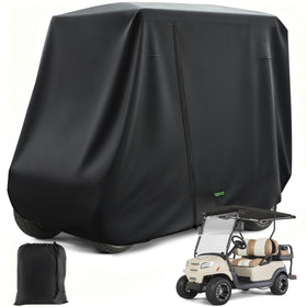 DRIVE UP golf cart cover in 420D polyester protects 2-4 passenger carts from wear