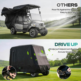 DRIVE UP side zipper doors for easy access to stored items