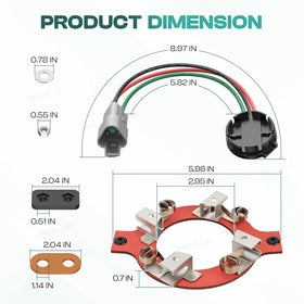 Drive Up GE terminal hardware bushing kit keeps connections secure