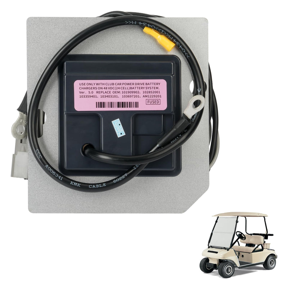 DRIVE UP on-board computer for Club Car DS 48V monitors battery status in real time
