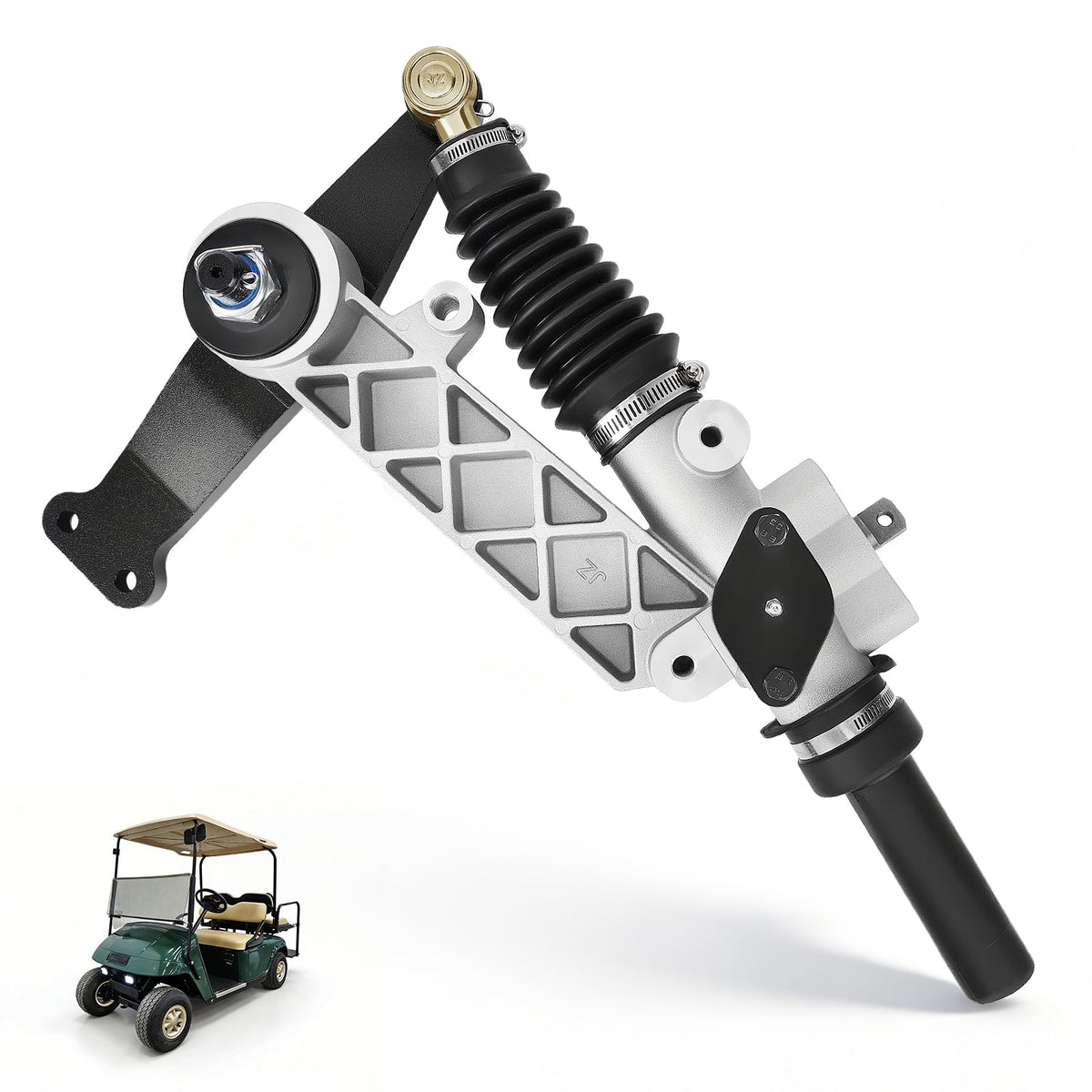DRIVE UP golf cart steering gear box assembly shows sturdy construction for long-lasting steering control