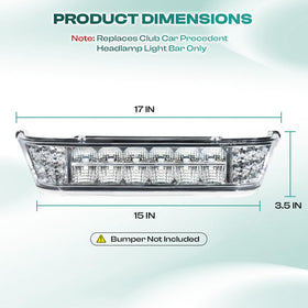 DRIVE UP front lighting upgrade demonstrates improved visibility for night driving.