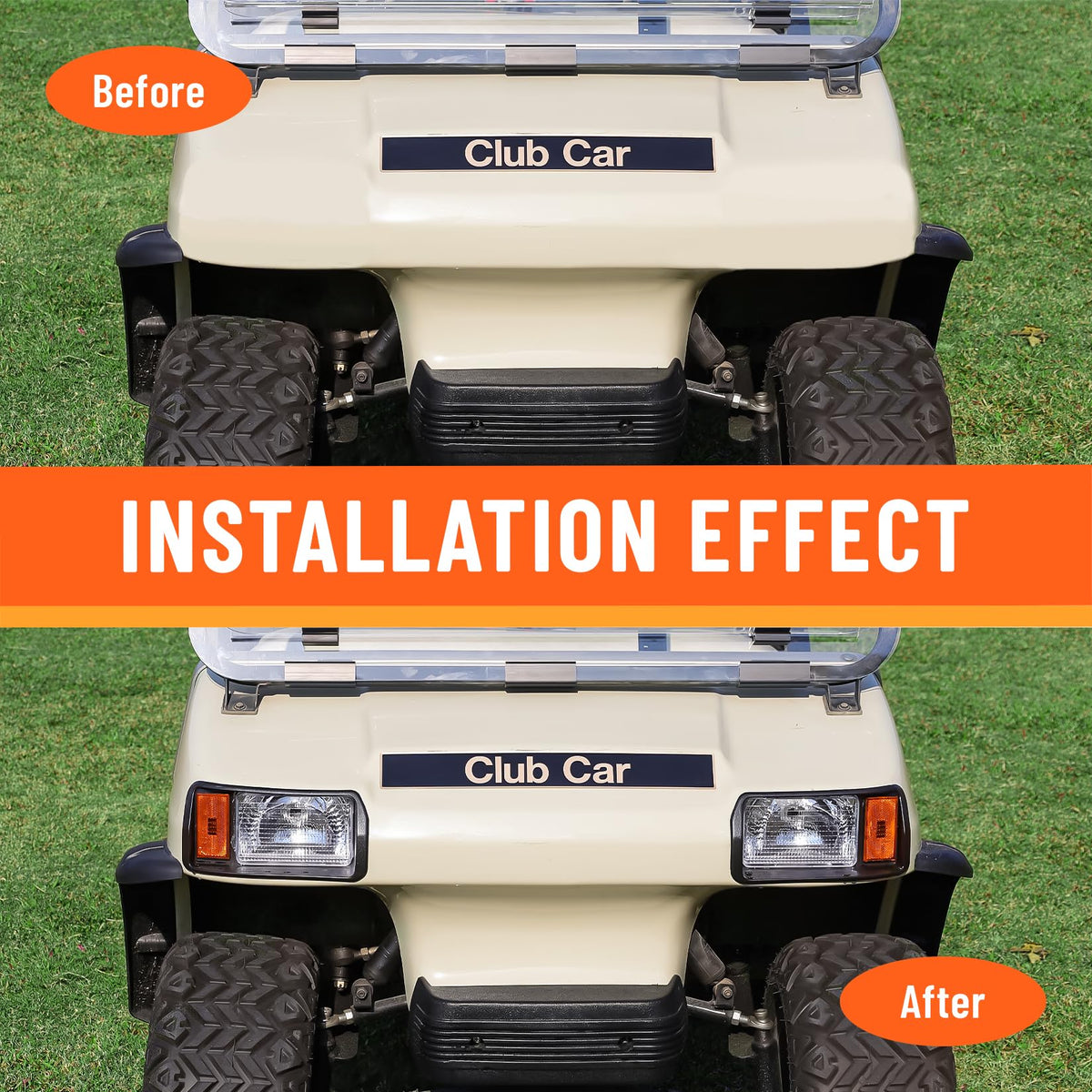 Drive Up headlight beam offers brighter illumination for safer driving.
