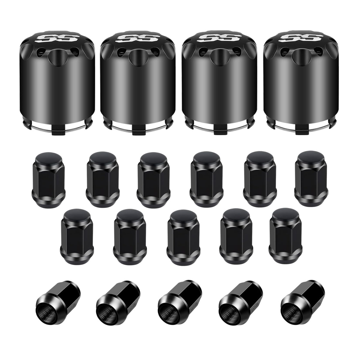 DRIVE UP hub cap chrome-black on EZGO and Club Car models adds durable shine