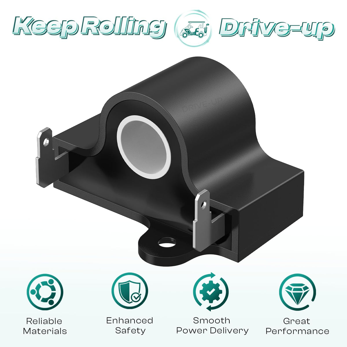 Drive Up throttle sensor and EZGO DCS system interface for smooth acceleration