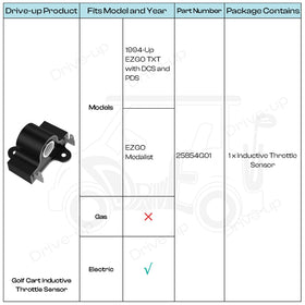 Installation-ready Drive Up throttle sensor with simple mounting guidance