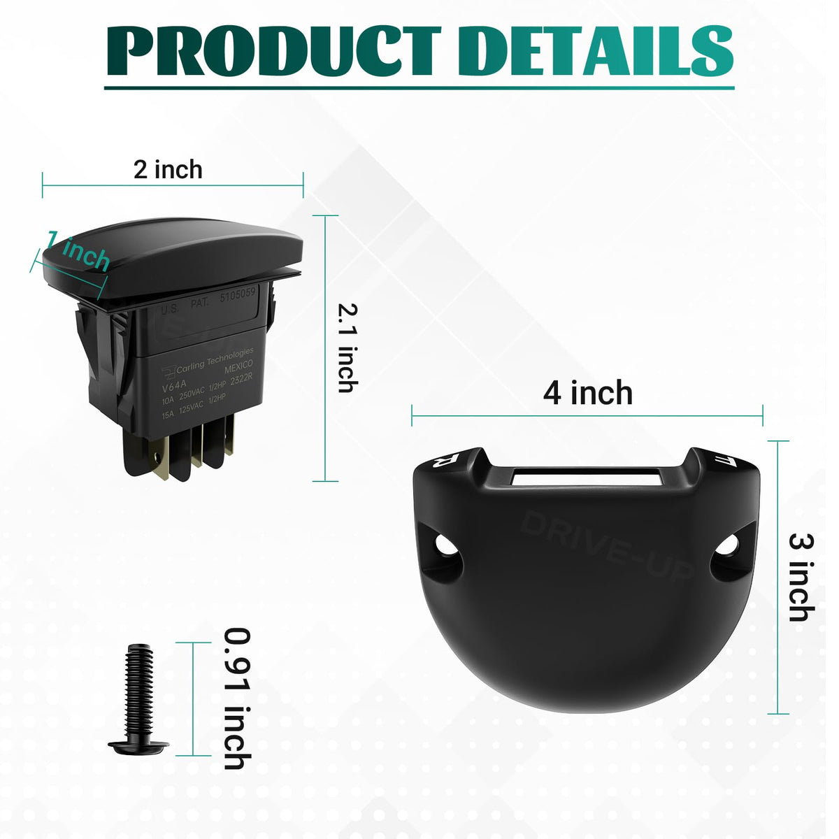 DRIVE UP installation guide image showing quick setup steps.