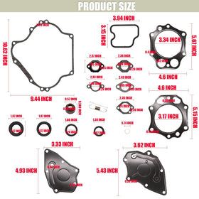 DRIVE UP installation tools and gasket kit on the workbench, ready for install.
