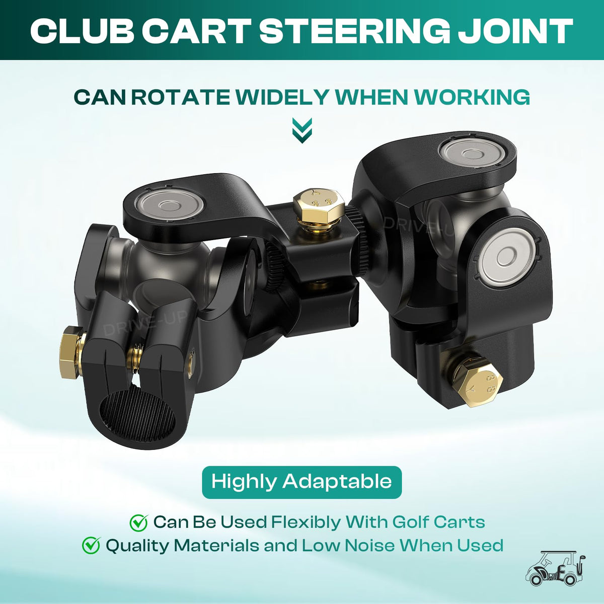 Drive Up intermediate steering joint for Club Car DS OEM-compatible replacement